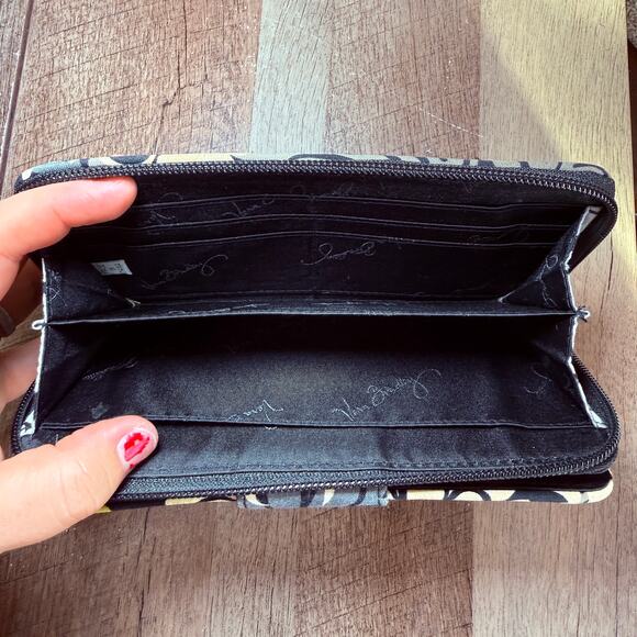 Vera Bradley Baroque Pattern On The Go Crossbody Bag Purse & Turn Lock Wallet - Picture 10 of 12